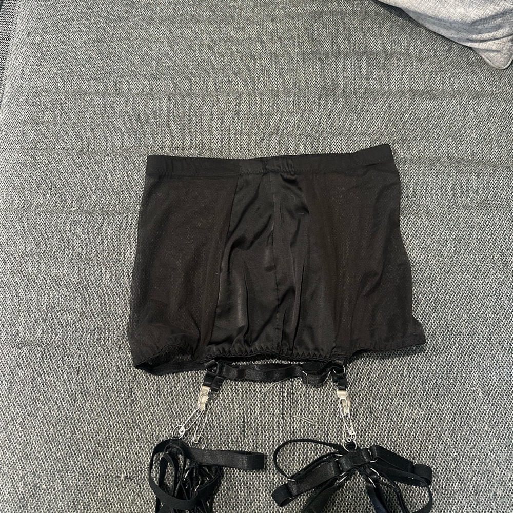 Black Garter skirt
